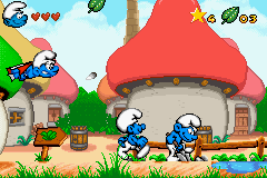 Revenge of the Smurfs screenshot 3 for GameBoy Advance